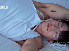 素人, アジア人, ゲイ, ハードコア, 筋肉