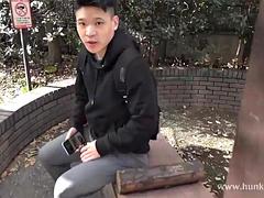 Leie, Asiatisch, Blasen, Handjob, Lecken, Sport