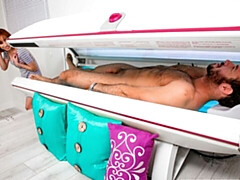 Adessa Winters fucking in the bedroom with her natural tits