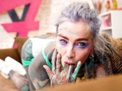 Anal, Polla, Fetiche, Gotica, Sexo duro, Orgasmo, Perforación, Tatuaje