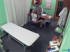 Leie, Betrug, Paar, Arzt, Hundestellung, Handjob, Büro, Spanner