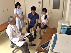 アジア人, フェラチオ, 浮気者, 中出し, イく瞬間, 手コキする, 日本人, 看護婦