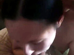 Sucer une bite, Gorge profonde, Français, Bâillonner, Allemand, Petite femme, Pov, Adolescente