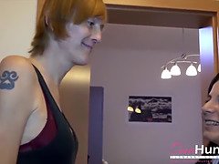 ぽっちゃり, レズビアン, オナニー, 熟年, 淫乱熟女, オマンコ, ティーン, 三人