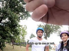 Hunt4k. hunter hooks up with dominant lady and bangs