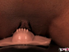 ブーツ, 茶髪の, インド人, 下着, オナニー, 淫乱熟女, ストッキング, おもちゃ