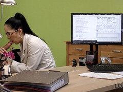 Entrevista, Mamada, Morena, Dinero, Oficina, Adolescente