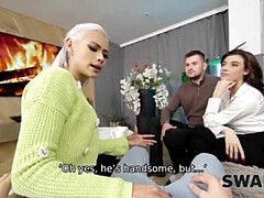 Grosse bite, Couple, Cocu, Première fois, Fille latino, Pov, Plan cul à trois, Échange d'épouses