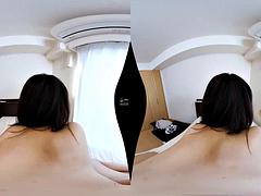 Busty japanese Street Pickup: Big Tits, Big Ass  Brunette VR Porn