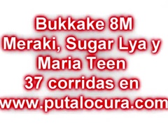 Rubia, Mamada, Morena, Grupo, Grupo, Montar, Español, Adolescente