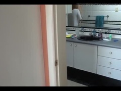 Hairy Stepmom Gets Filled with Cum - Amateur Couple Fucking and Moaning