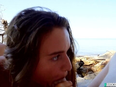 素人, ビーチ, ビキニ, フェラチオ, 茶髪の, 自家製, ポルノスター, ハメ撮り