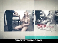 Grosse titten, Blondine, Vollbusig, Geschnappt, Geile alte tussi, Milf, Polizei, Uniform