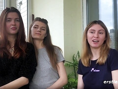 69 negenenzestig, Enthousiasteling, Grote kont, Vingeren, Duits, Vriendin, Lesbisch, Trio