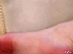 Behaart, Lingerie, Masturbation, Geschwollene nippel, Rotschopf