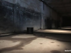 緊縛, ボンデージ, 茶髪の, 服従, 小柄