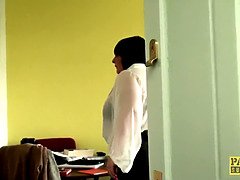 ぽっちゃり, デカ尻, デカチン, デカパイ, フェラチオ, イギリス人, 淫乱熟女, 現実