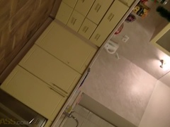 ブロンド, 大学生, 顔射, 穴開きパンティ, 赤毛