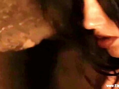 Enthousiasteling, Kinderoppas, Bruinharig, Stel, Erotisch, Handbeurt, Hd, Masseren