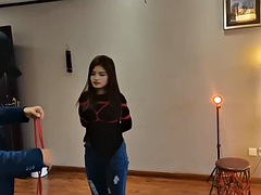 Asiático, Amarrada, Chino