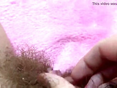 Amateur, Clitoris, Acercamiento, Peludo, Sexo duro, Masturbación, Orgasmo, Coño