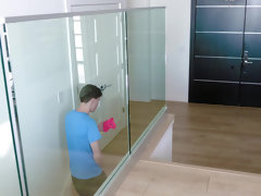 Arsch, Schlafzimmer, Braunhaarige, Kondom, Lecken, Natürlichen titten, Höschen, Rotschopf