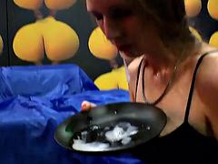 Tussi, Grosser schwanz, Grosse titten, Braunhaarige, Handjob, Reif, Jungendliche (18+), Titten