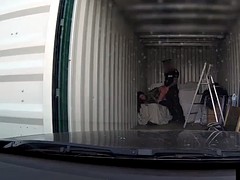 British babe pussypounded outdoors by cop