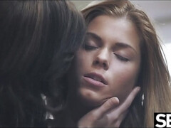 デカパイ, 茶髪の, フェティッシュ, 毛深い, レズビアン, 淫乱熟女, 自然山雀, オッパイの