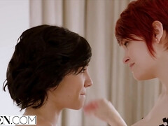 Kinderoppas, Blond, Stel, Likken, Ondergoed, Kut duiken, Rijden, Billekoek