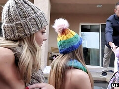 Grote lul, Blond, Bruinharig, Sperma shot, Sperma in gezicht, Groep, Geschoren, Tieten likken