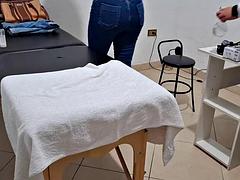 An anal rectal exam performed by a real doctor