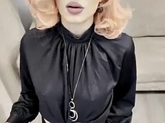 Enthousiasteling, Mooi, Travestiet, Fetisj, Ondergoed, Masturbatie, Russisch, Shemale