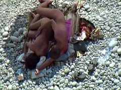 Strand, Flashen, Öffentlich, Spanner