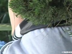 Grosse titten, Braunhaarige, Spermaladung, Fetisch, Natürlichen titten, Im freien, Pool, Vintage