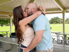 Lovely MILF tries sex with a younger hunk