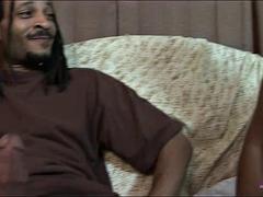 Chica, Gorda, Verga grande, Tetas grandes, Negro, Ébano, Trio, Tetas