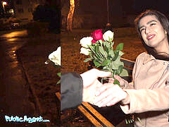 Public Agent Aaeysha gets banged on Valentines Day in a hotel apartment