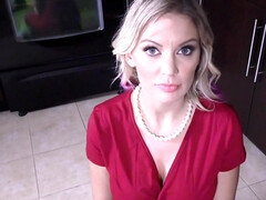 Kenzie Taylor rides thick throbbing cock after giving head