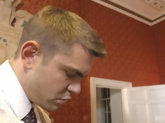 Blond, Sperma, Ondergoed, Slikken, Trio