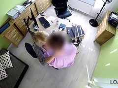 Vorstellungsgespräch, Schönheit, Blondine, Blasen, Vollbusig, Geile alte tussi, Hd, Stiefmutter