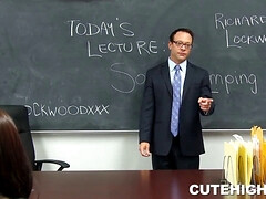 デカチン, フェラチオ, 茶髪の, バック, Hd, 小柄, 息子, ティーン