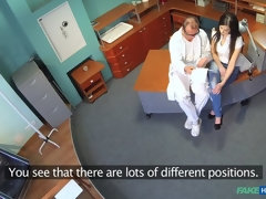 Amateur, Mamada, Estilo perrito, Pajear, Enfermera, Oficina, Uniforme, Voyeur