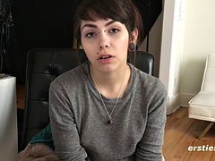 素人, 茶髪の, ディルド, 毛深い, ハードコア, オナニー, 一人, おもちゃ