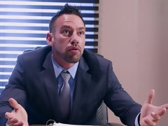 デカチン, デカパイ, フェラチオ, バック, 自然山雀, オフィス, 穴開きパンティ, タトゥー