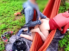 fuck-a-thon on the hammock part. two - liz and ted