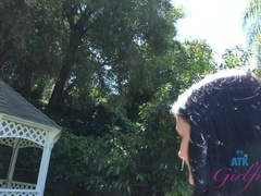 Amateur, Negro, Novia, Peludo, Pequeña, Cabello corto, Flaco, Tetas