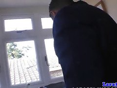 Blasen, Braunhaarige, Europäisch, Aufs gesicht abspritzen, Reif, Mutti, Strümpfe, Ablutschen