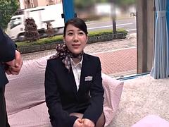 Virgin Japanese boy funked a woman: Blowjob  Hardcore Porn