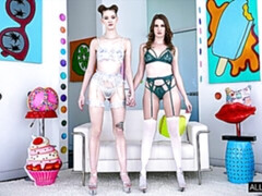 Beso negro, Culo grande, Rubia, Ffm, Lencería, Perforación, Coño, Trio